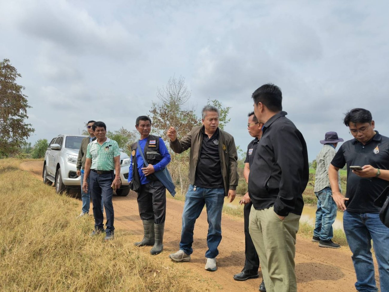 ลงพื้นที่สำรวจ พื้นที่การเกษตรบริเวณ กุดน้ำเค็ม เเละ กุดกว้าง